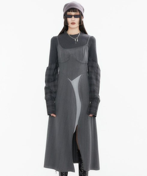 Layered Slit Dress